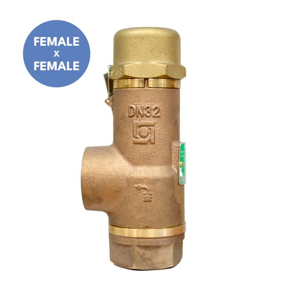 Bailey 707VD Safety Relief Valve Female x Female (AFLAS disk with Dome top – suitable for Gas service)